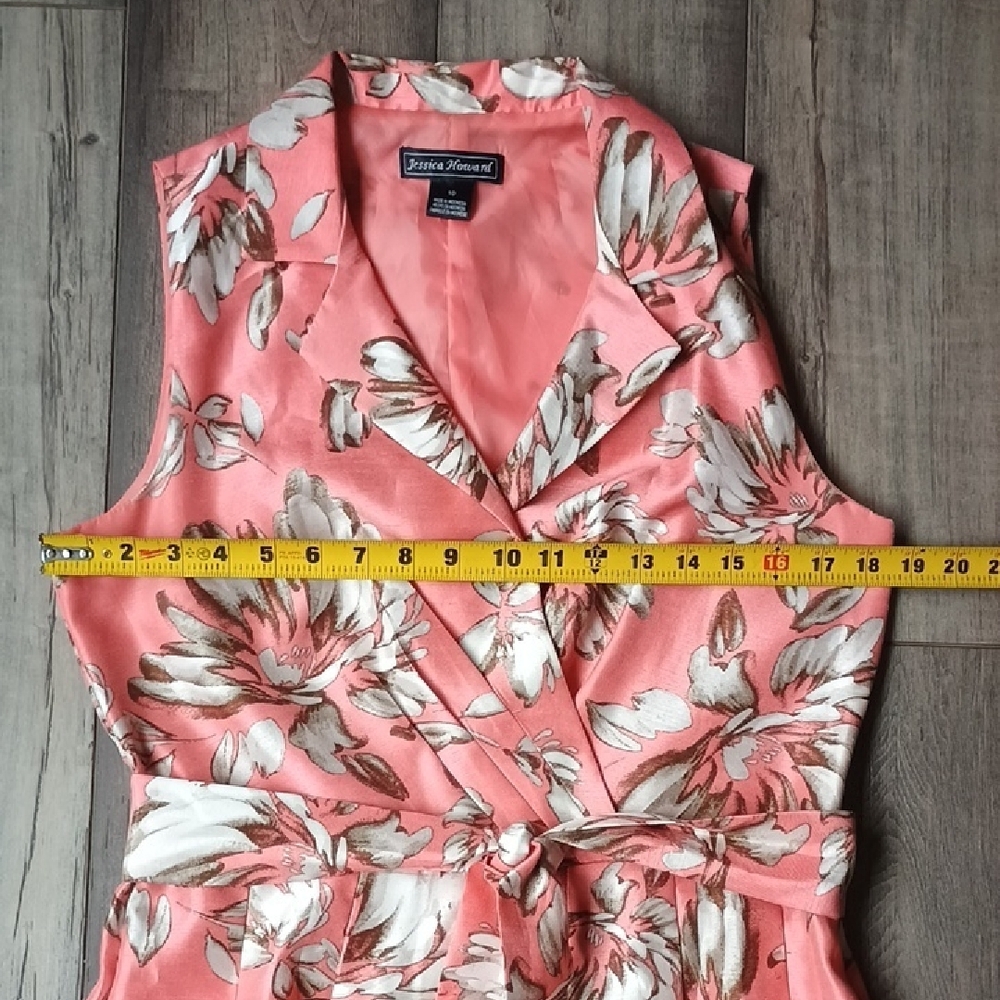 Jessica Howard Pink Floral Sleeveless Dress - Picture 6 of 9